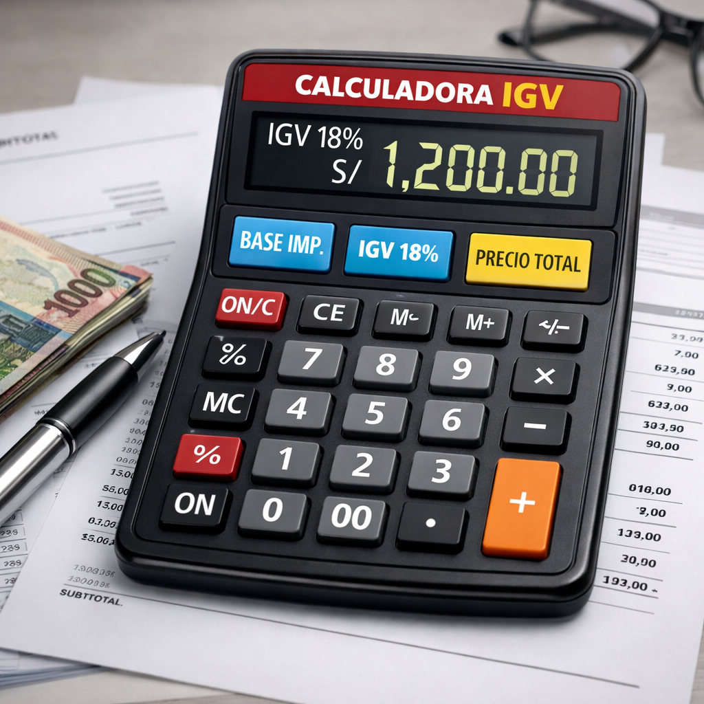 A black calculator showing the number "1,200.00" on a desk.